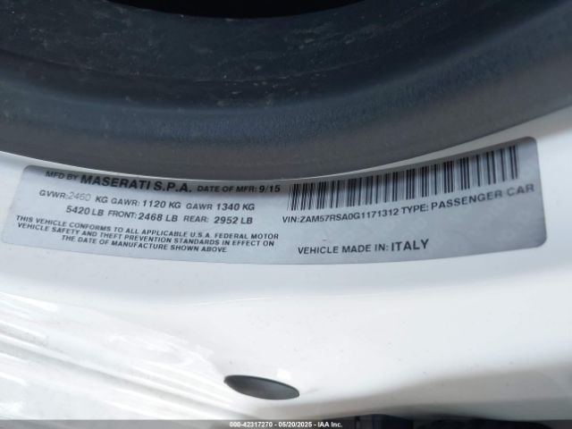 ZAM57RSA0G1171312 Maserati m156b
