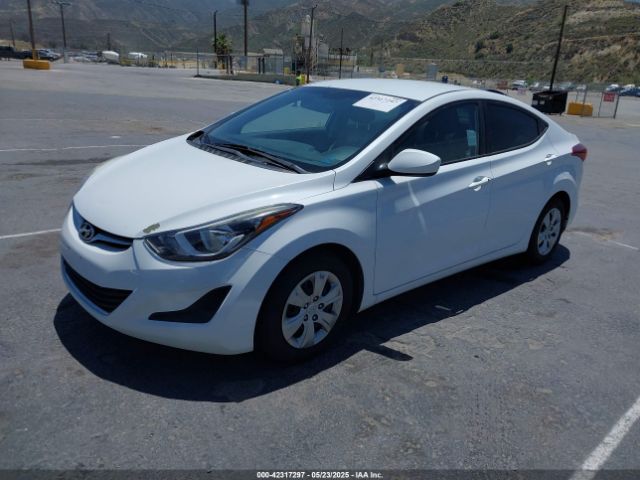 5NPDH4AEXGH735206 Hyundai ELANTRA SE