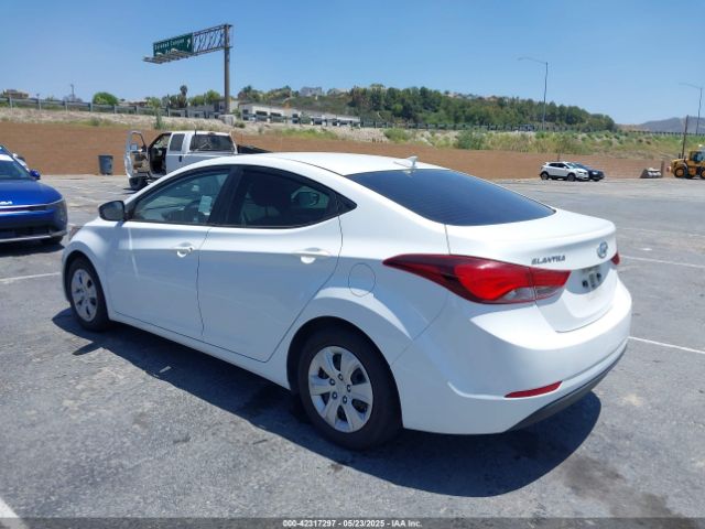 5NPDH4AEXGH735206 Hyundai ELANTRA SE
