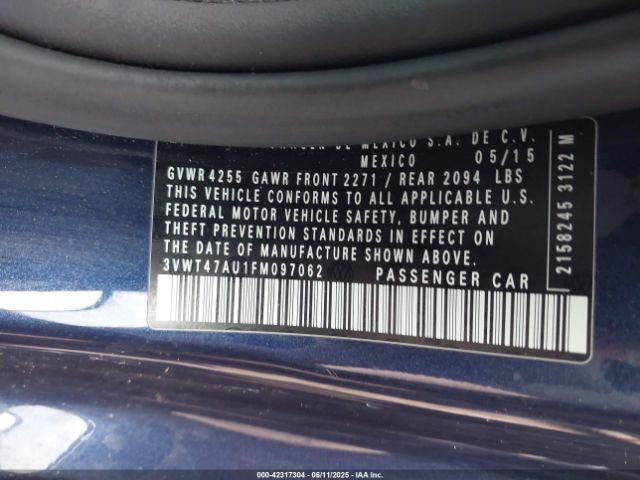 2015 VOLKSWAGEN GOLF GTI 3VWT47AU1FM097062 Photo 8