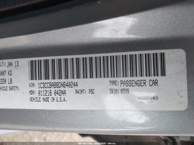 2013 CHRYSLER 200 1C3CCBAB8DN640244 Photo 8