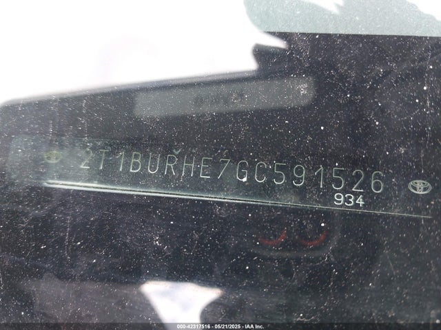 2T1BURHE7GC591526 Toyota Corolla S Plus