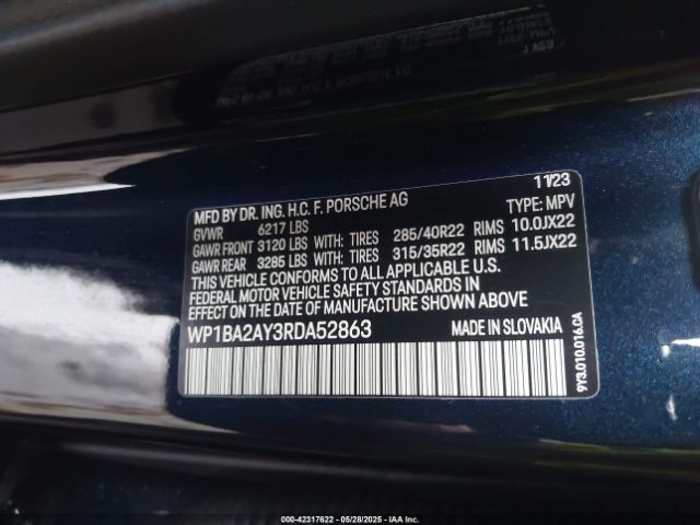 2024 PORSCHE CAYENNE COUPE WP1BA2AY3RDA52863 Photo 8