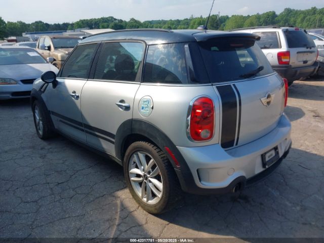 2012 MINI COOPER S COUNTRYMAN WMWZC5C59CWL63348 Photo 2