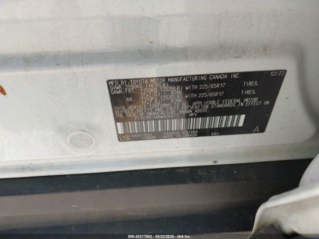 2T3G1RFV4RW426477 Toyota RAV4 LE