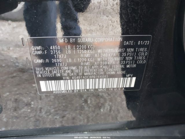 4S4BTADC8P3166085 Subaru na, u5