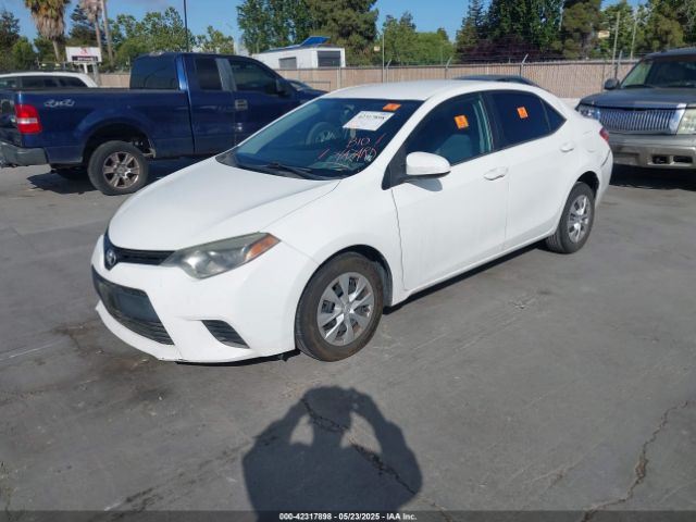 2T1BURHE9EC156391 Toyota COROLLA L
