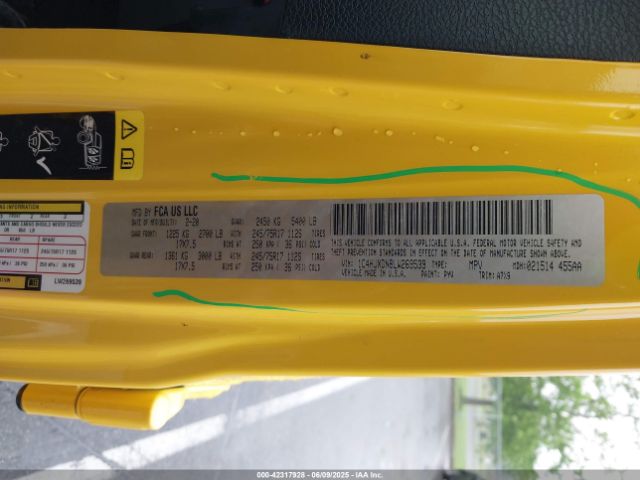 2020 JEEP WRANGLER UNLIMITED 1C4HJXDN8LW269539 Photo 8