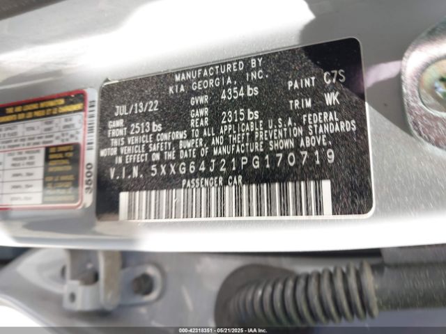 2023 KIA K5 5XXG64J21PG170719 Photo 8