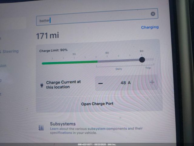 5YJXCAE21MF319288 Tesla Model X Long Range Dual Motor All-wheel Drive/long Range Plus Dual Motor All-wheel Drive