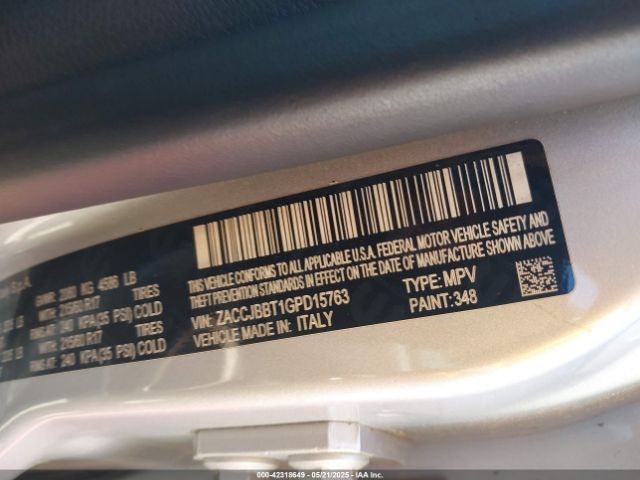 2016 JEEP RENEGADE ZACCJBBT1GPD15763 Photo 8