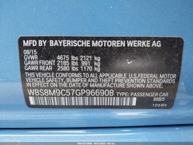 2016 BMW M3 WBS8M9C57GP966908 Photo 8
