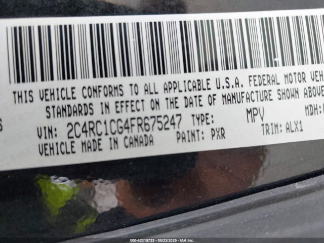 2015 CHRYSLER TOWN & COUNTRY 2C4RC1CG4FR675247 Photo 8