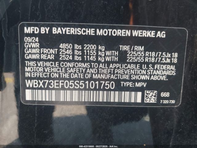2025 BMW X1 WBX73EF05S5101750 Photo 8