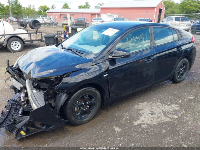 KMHC65LC1HU048279 Hyundai Ioniq Hybrid Blue
