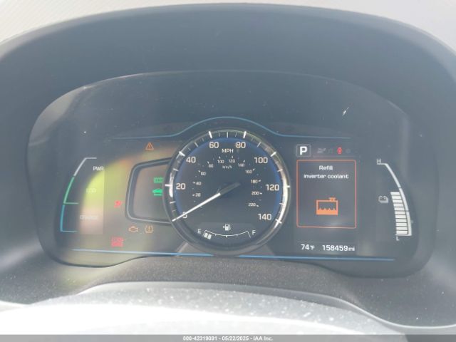 KMHC65LC1HU048279 Hyundai Ioniq Hybrid Blue