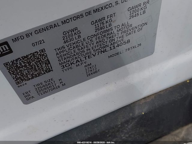 2022 GMC TERRAIN 3GKALTEV7NL114058 Photo 8