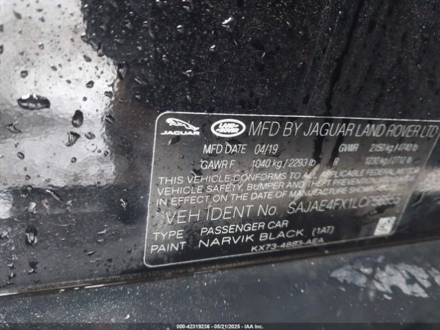 2020 JAGUAR XE SAJAE4FX1LCP56555 Photo 8