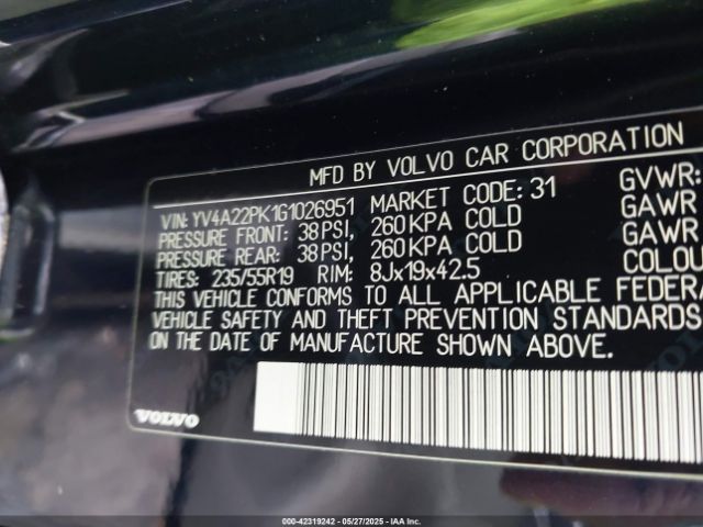 2016 VOLVO XC90 YV4A22PK1G1026951 Photo 8