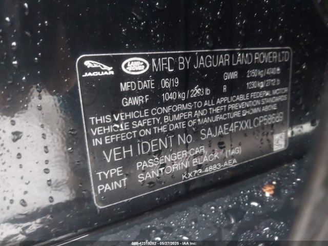 2020 JAGUAR XE SAJAE4FXXLCP58689 Photo 8