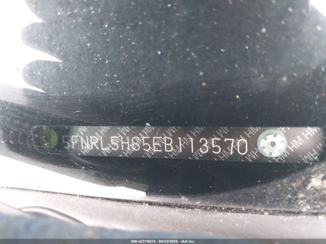 5FNRL5H65EB113570 Honda Odyssey Ex-l