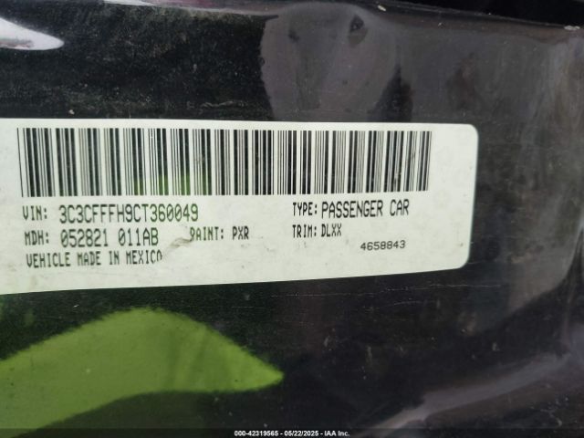 2012 FIAT 500 3C3CFFFH9CT360049 Photo 8