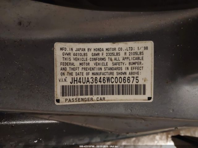 1998 ACURA TL JH4UA3646WC006675 Photo 8