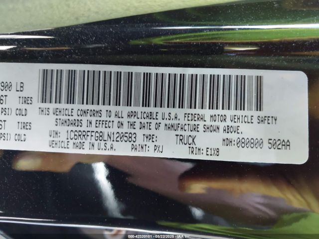 2020 RAM 1500 1C6RRFFG8LN120583 Photo 8