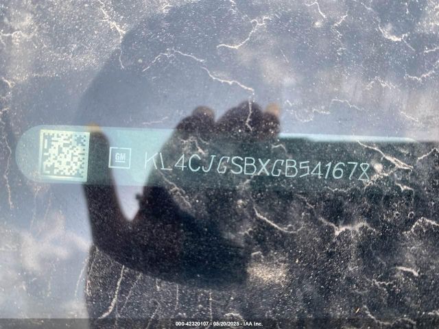 KL4CJGSBXGB541678 Buick Encore