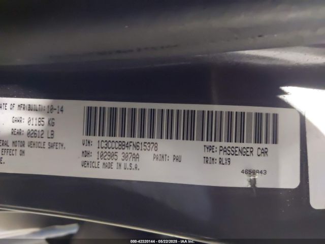 2015 CHRYSLER 200 1C3CCCBB4FN615378 Photo 8