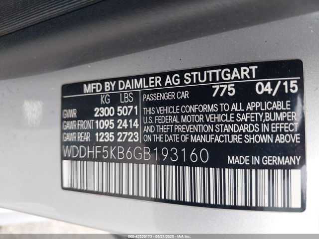 2016 MERCEDES-BENZ E 350 WDDHF5KB6GB193160 Photo 8
