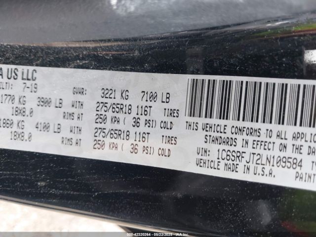 2020 RAM 1500 1C6SRFJT2LN109584 Photo 8