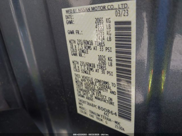 2023 NISSAN ROGUE 5N1BT3BA8PC800864 Photo 8