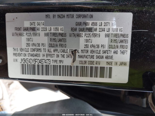 JM3KE4DY6F0467473 Mazda Cx-5 Grand Touring