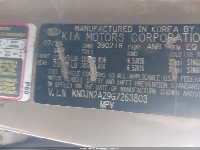 KNDJN2A29G7263803 KIA Soul