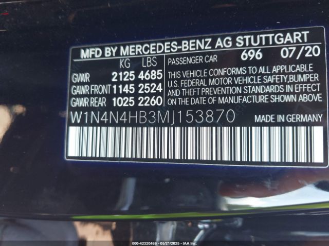 2021 MERCEDES-BENZ GLA 250 W1N4N4HB3MJ153870 Photo 8