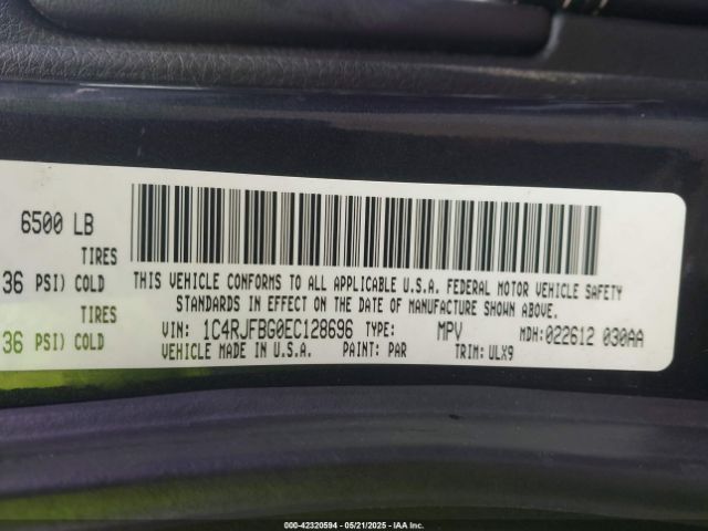 2014 JEEP GRAND CHEROKEE 1C4RJFBG0EC128696 Photo 8