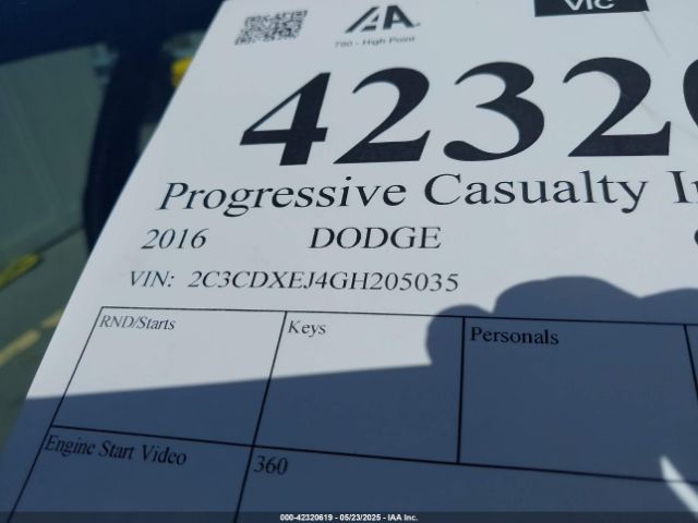 2016 DODGE CHARGER 2C3CDXEJ4GH205035 Photo 8