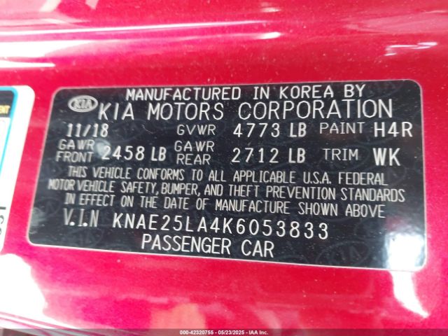 2019 KIA STINGER KNAE25LA4K6053833 Photo 8