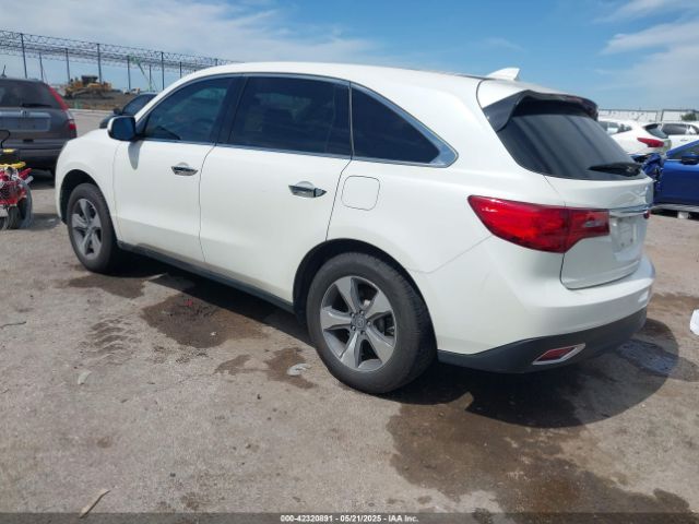 2016 ACURA MDX 5FRYD3H29GB016478 Photo 2