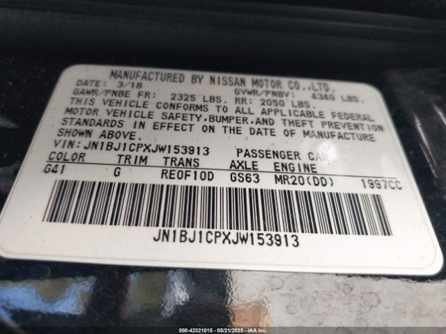 2018 NISSAN ROGUE SPORT JN1BJ1CPXJW153913 Photo 8