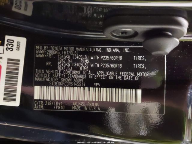 2024 TOYOTA SIENNA 5TDESKFC3RS145914 Photo 8