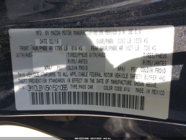 2019 TOYOTA YARIS 3MYDLBYV5KY521066 Photo 8