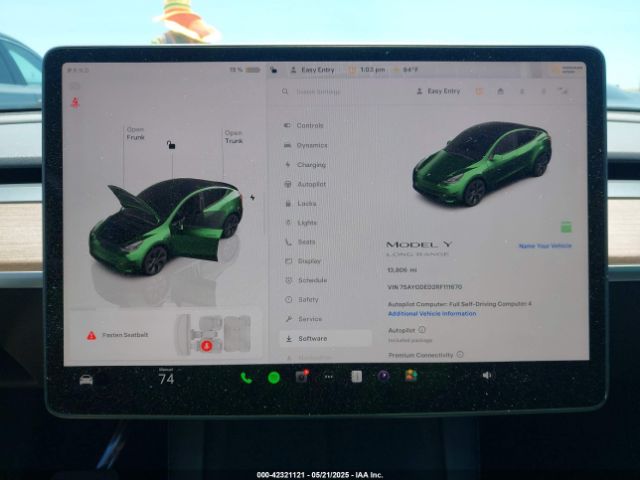7SAYGDED2RF111670 Tesla Model Y Long Range Dual Motor All-wheel Drive/rwd