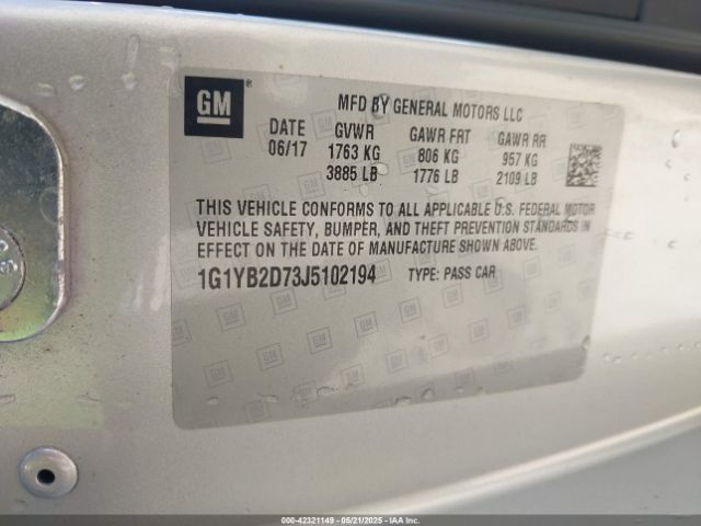 2018 CHEVROLET CORVETTE 1G1YB2D73J5102194 Photo 8