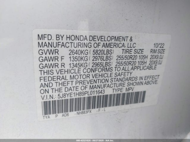 2023 ACURA MDX 5J8YE1H89PL011643 Photo 8