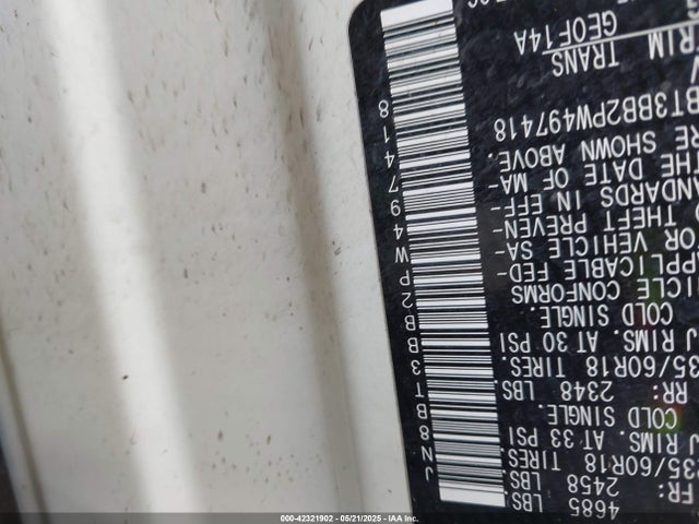 JN8BT3BB2PW497418 Nissan Rogue Sv Intelligent Awd