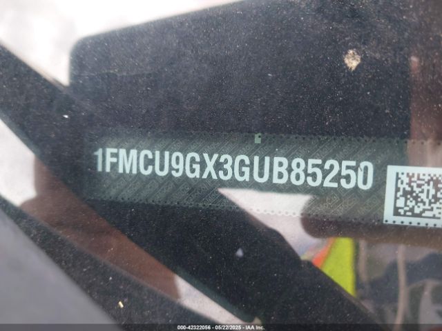 1FMCU9GX3GUB85250 Ford ESCAPE SE