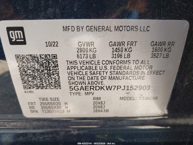 Buick lfy 2023 5GAERDKW7PJ152903 Image 9