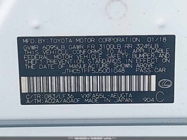 2018 LEXUS LS 500 JTHC51FF5J5001048 Photo 8